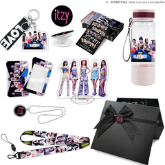 ITZY 550ML Transparent Cup Necklace Gift Set