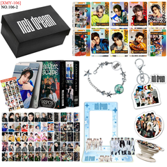 NCT DREAM Gift Set Photo Frame Bracelet LOMOCARD Keychain Mobile Holder