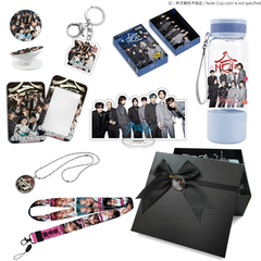 STRAYKIDS 550ML Transparent Cup Necklace Gift Set