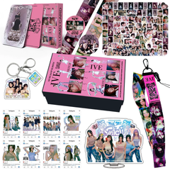 IVE I'VE SWITCH Gift Set LOMOCARD Keychain Ins-Card Sticker Lanyard Tape