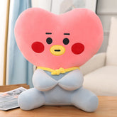 BTS BT21 Plush Doll Sitting Pillow 25/35/45cm=9.8/13.8/17.7in