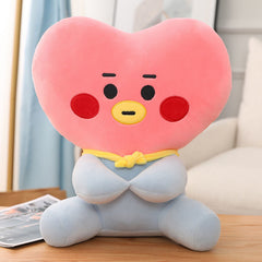 BTS BT21 Plush Doll Sitting Pillow 25/35/45cm=9.8/13.8/17.7in
