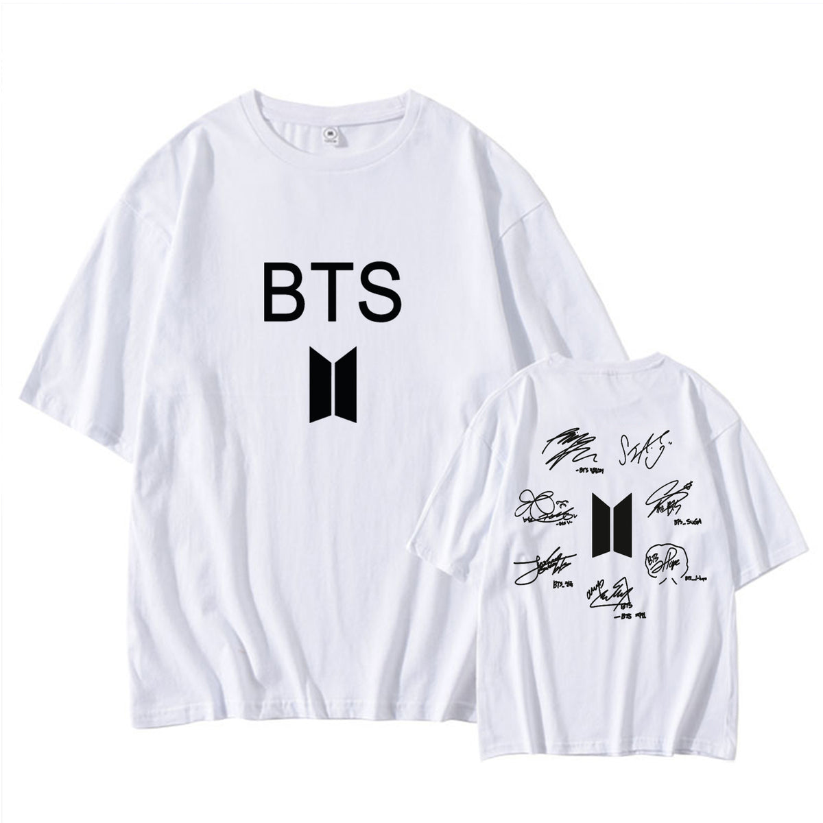Bts Sign Jungkook Suga Jimin V RM JHope Jin Pullover T-shirt