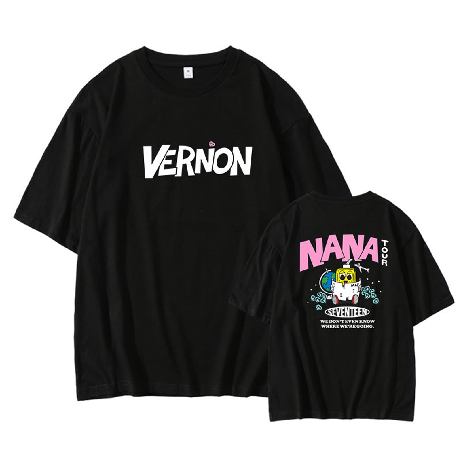 SEVENTEEN NANA TOUR Black T-shirt