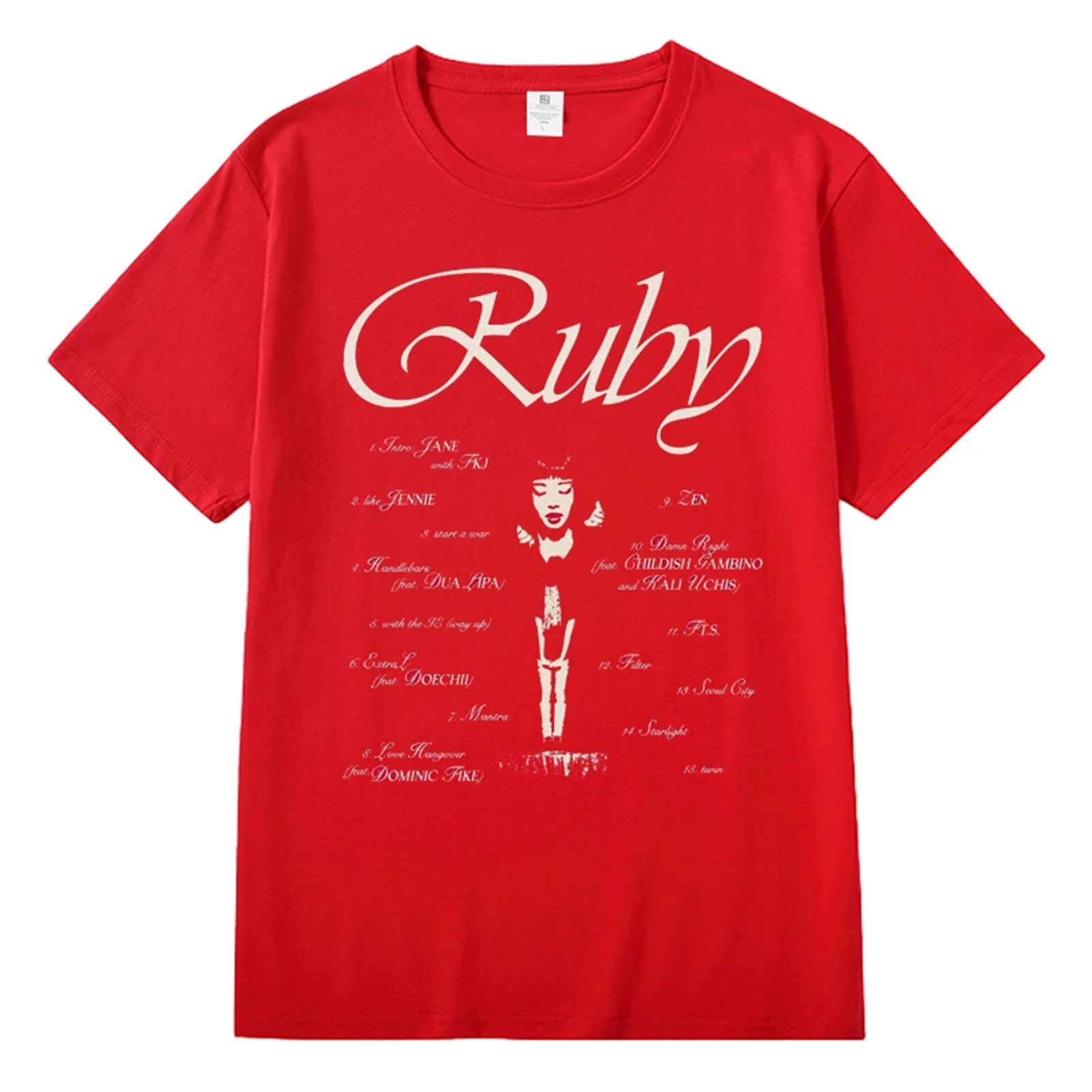 JENNIE Album RUBY T-shirt
