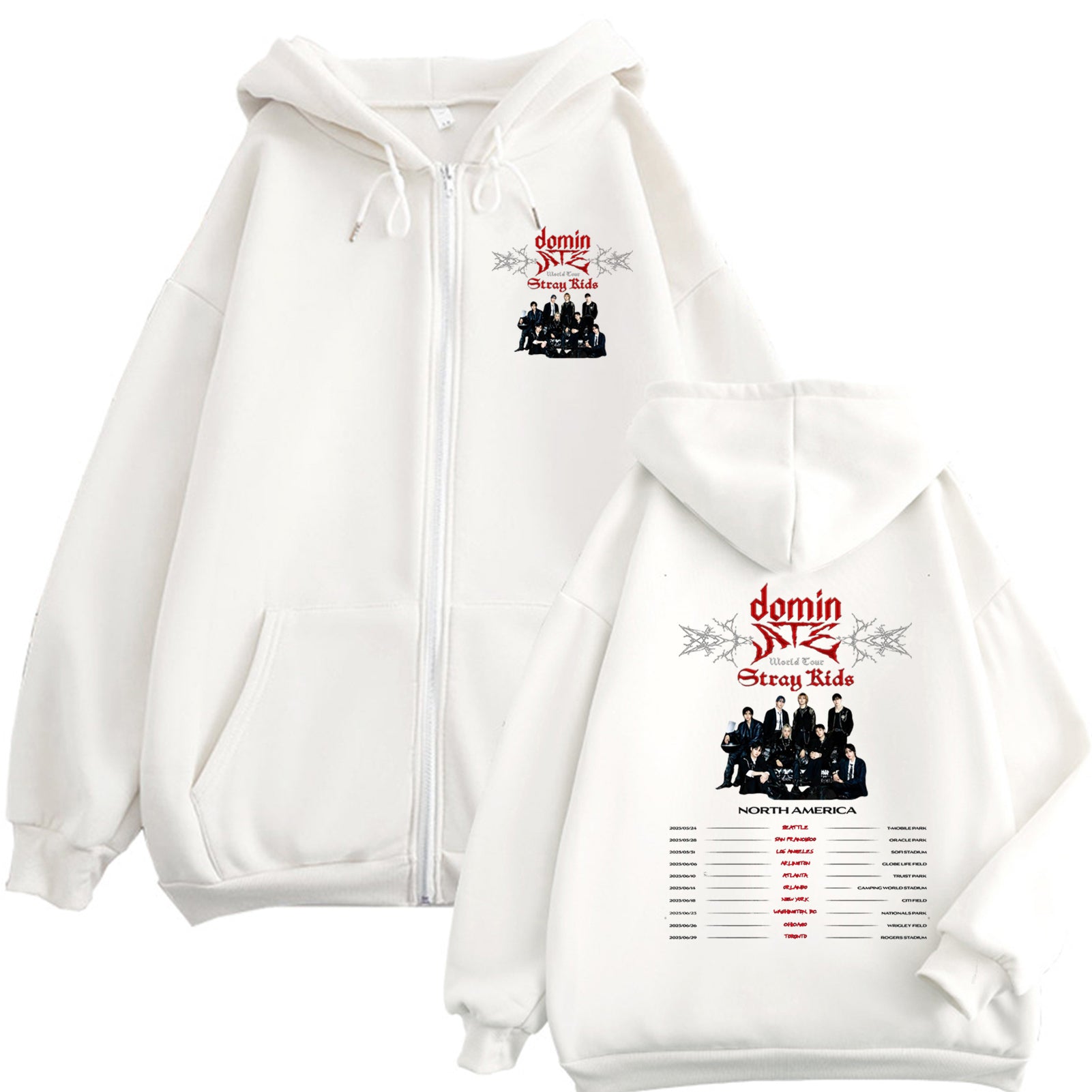 STRAYKIDS 2025 WORLD TOUR dominATE Hoodie