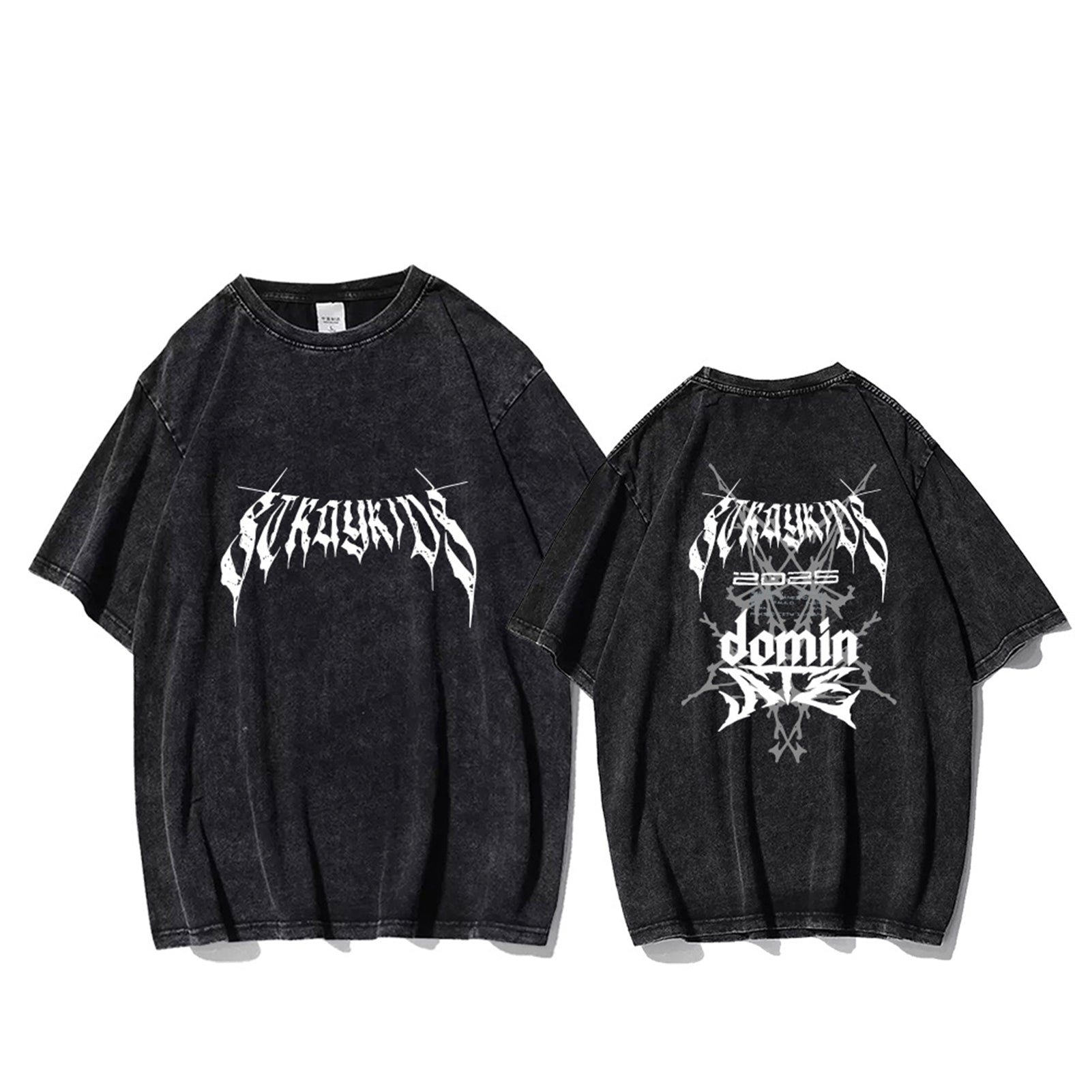 Straykids 2025 World Tour dominATE Washed T-shirt