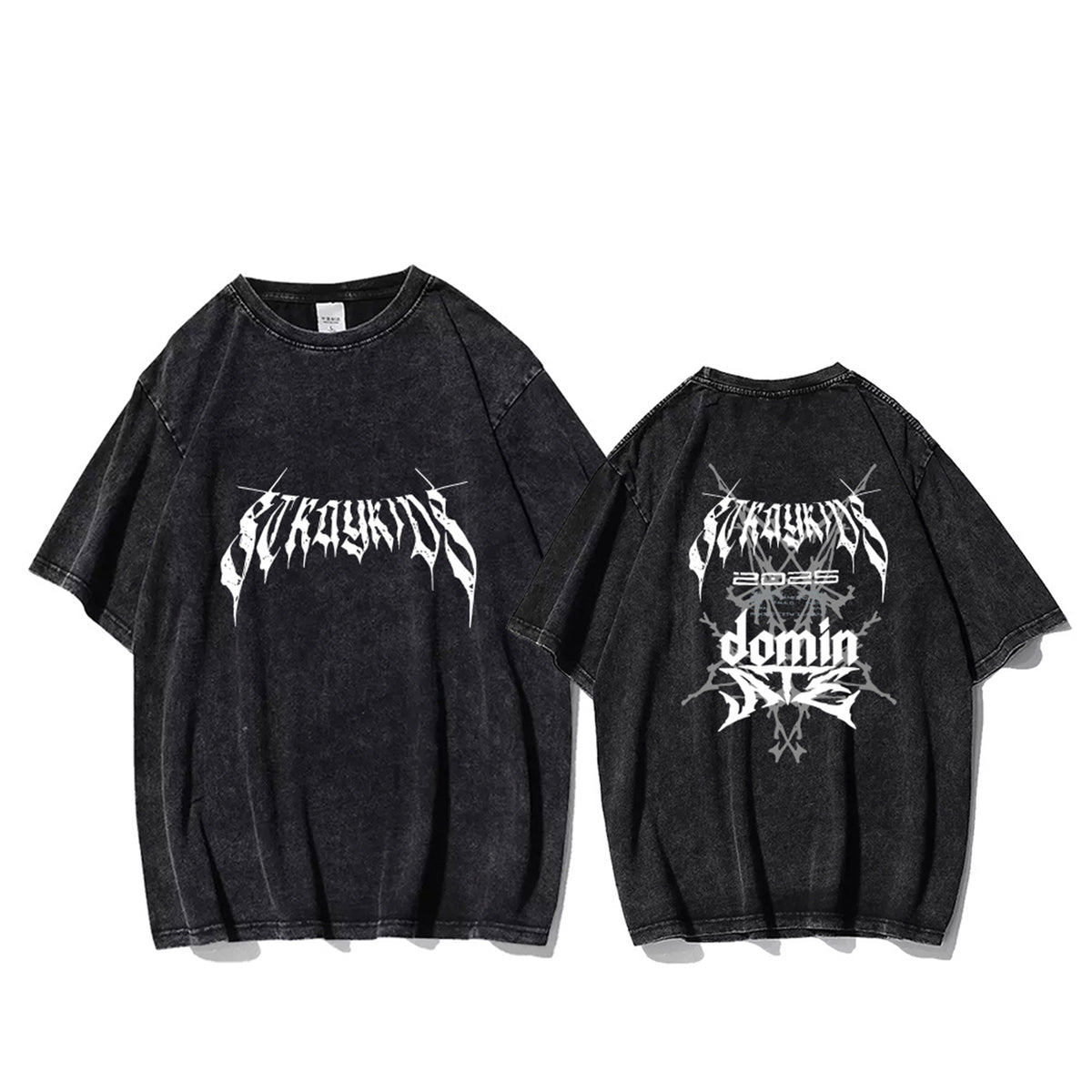 Straykids 2025 World Tour dominATE Washed T-shirt