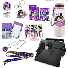 BABYMONSTER DRIP 550ML Transparent Cup Necklace Gift Set