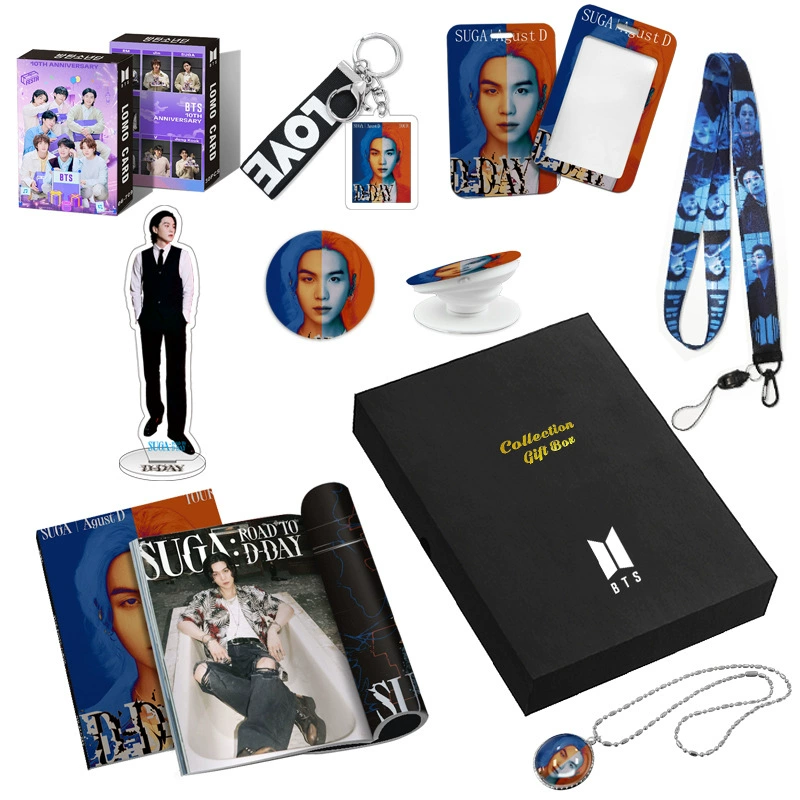 BTS SUGA  40-page Photo Album Necklace Gift Set