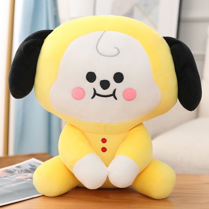 BTS BT21 Plush Doll Sitting  Pillow 25/35/45cm=9.8/13.8/17.7in