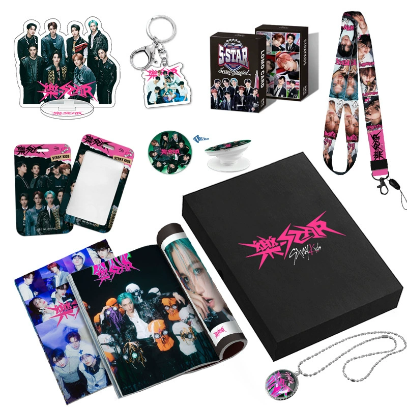 STRAYKIDS  40-page Photo Album Necklace Gift Set
