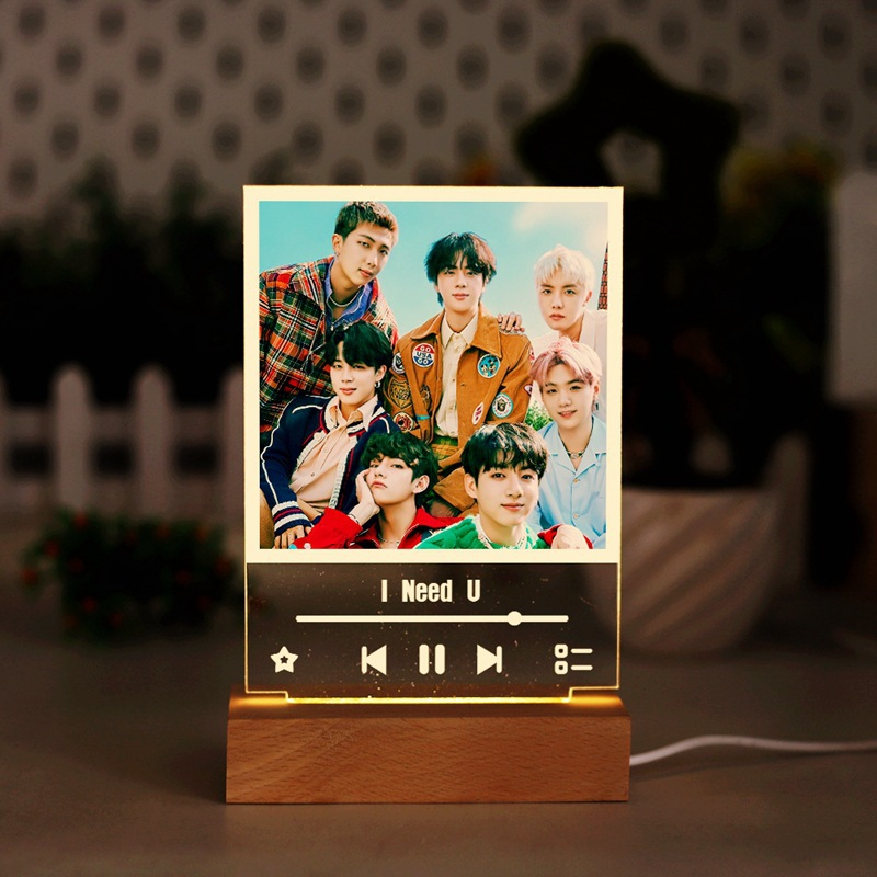 BTS Night Light USB Charging 15cm/6in