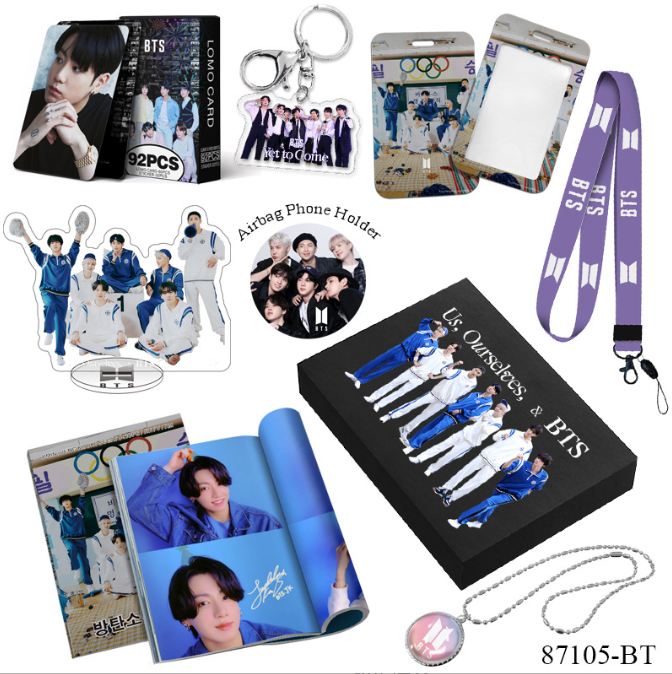 BTS 40-page Photo Album Necklace Gift Set