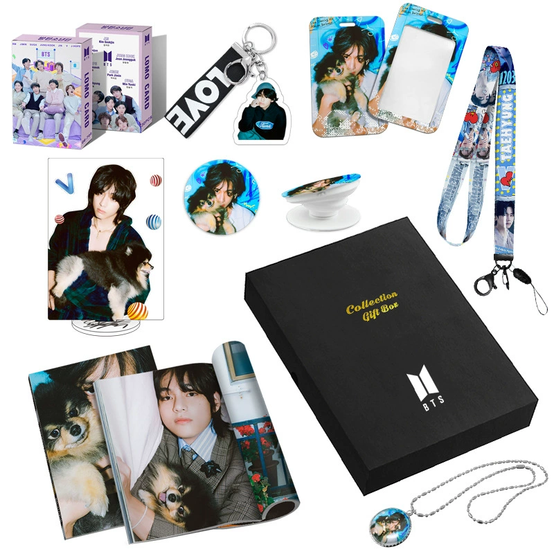 BTS V  40-page Photo Album Necklace Gift Set