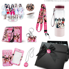 (G)I-DLE 550ML Transparent Cup Necklace Gift Set